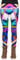 cosey - Neon Line Leggings - knallige Farben- in verschiedenen Leuchtend bunten Designs (Einheitsgröße) (Tropenleucheten)
