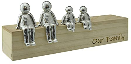 Personalised Choose Your Own Family Combination Metal Sculpture Figurines - Personalised We Made A