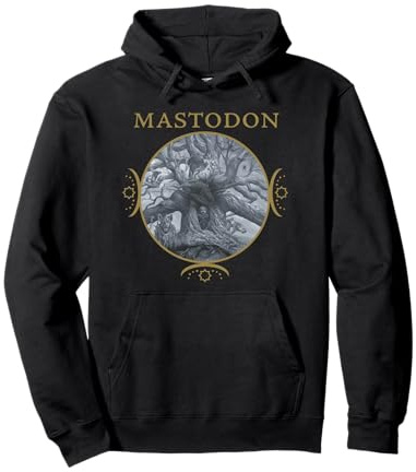 Mastodon Hushed and Grim Crescents Cover Pullover Hoodie