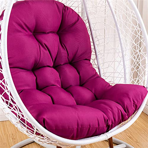 Jardn Terraza Silln Columpio De Ratn Mimbre Huevo Silla Colgante Hamaca Impermeable Cojn De Gran Tamao Interior Exterior 90x120cm/35x47inch