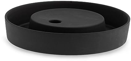 Storefactory VALLTORP Large Glossy Black Candlestick