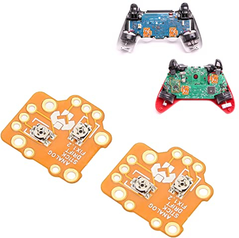 Módulo de Joystick de 2 Piezas para Placa de Calibración de Gamepad Profesional, Controlador de Chip Inteligente, Controlador de Chip Mod de Corrección de Deriva de Palanca Analógica para Par