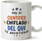 MUGFFINS Tazas para CIENTÍFICO hombre - En Español - Todos te advirtieron - 11 oz / 330 ml - Regalo original y divertido