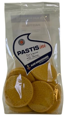 BONGIOVANNI FARINE E BONTA' NATURALI Biscotti al Pastis | Biscotti Artigianali | Biscotti con Anice Senza Glutine | Confezione da 150 gr
