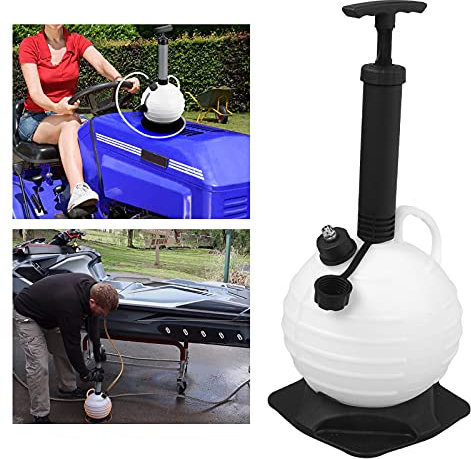 Vomeko 6L Vacuum Oil Extractor, Automobile Fluid Extractor, Manual Plastic Fluid Pump, Automobile Motorcycle Lawn Mower.