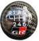 beabadoobee 6-Gang-Racing-Schaltknauf aus echtem Carbon, passend for Toyota GT86 GR 86 Variomatik Zubehör