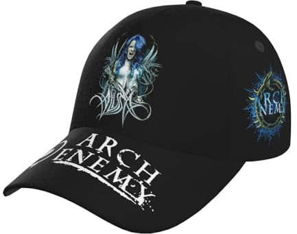 UGANI Arch Baseball Cap Enemy Metal Band Klassische Logo Snapback-Kappen, verstellbare Baseballkappe für Männer und Frauen