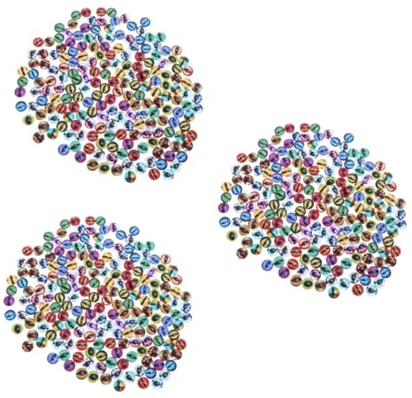 NUOBESTY 300pcs Glass Crystal for Jewelry Making Unique Reflective Snap Buttons for Bracelets Mixed Snaps