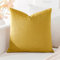 Artscope Samt Kissenbezug Kissenhülle Dekorative Dekokissen Sofakissen Lendenkissen Wurfkissenbezug Sofa Schlafzimmer 50x50cm Gold