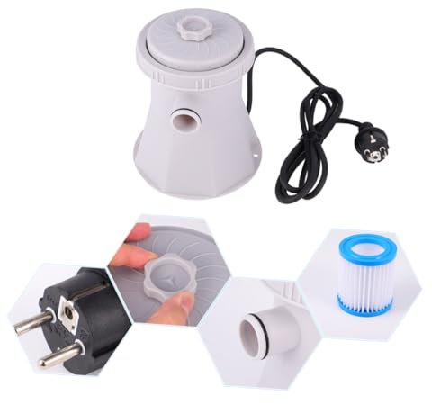 ORFOFE Bomba De Filtro De Piscina Eléctrica 220v Depuradora De Agua para Piscina con Ranuras Incubadora Automática