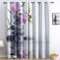 Meditation Zen-Orchidee Verdunklungsvorhänge Steinblume Vorhang Blickdicht, Gardinen Wohnzimmer, Verdunkelungsvorhang, Blickdichte Vorhänge, Gardinen Mit Ösen B280 x H260cm