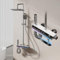 Colonne De Douche Avec Affichage Digital, Système De Robinetterie De Douche Réglable En Hauteur, éclairage Ambiant LED, Ensemble De Douche Avec Douchette Pressurisée Bidet Sprayer Pour Salle De Bain