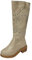 Stivali Donna Stivaletti Moto Stivaletti Estivi Donna Stivali Marroni Leva Stivali Country Western Legno Stivali Anfibi Estivi Donna (Bianco, 39)