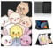 nurkorki Tablet Coque pour Samsung Galaxy Tab A9 Plus/A9+ 11(SM-X210/SM-X215/SM-X216),Étui avec Cartoon Kpop Stray Kids Skzoo Esthétique Motif Housse de Protection Cuir PU Tablet Cover,Cartoon