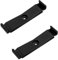 Number Plate Mounting Clips - Quick Release/Connect - Pair - Stick Or Screw