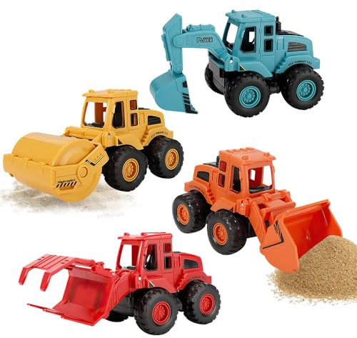 KBIBCK Véhicules De Construction à Emporter Pelles Camion Jouet, Jouet de Véhicule de Construction (R)