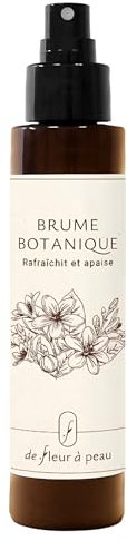 De Fleur à Peau - Brume botanique - Rose et fleur d'oranger - Rafraîchissante et apaisante | Ingrédients purs, composition naturelle et 100% active - Formulé et fabriqué en France - 100 ml