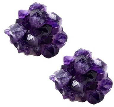 FRCOLOR Uruguay Amethyst Kristallsteine Naturkristalle Kristalldekoration Amethyst Kristalle Uruguay Dekor Stein