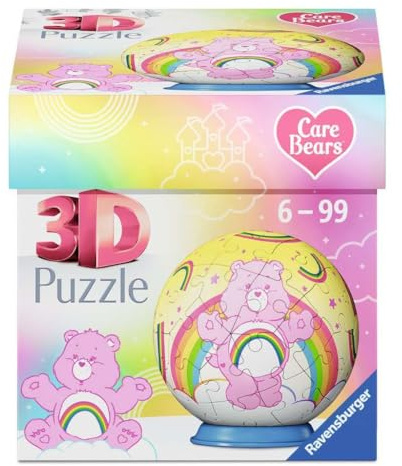 Ravensburger Care Bears Cheer Bear 3D Puzzle – 54 Pieces, Kids & Adults Fun Puzzle Toy, Durable Plastic, for Fans