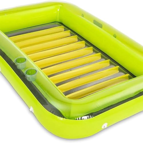 BTOSEP Hamac Flottant Gonflable, Chaise Longue de Piscine, Lit de Plage pour L'extérieur