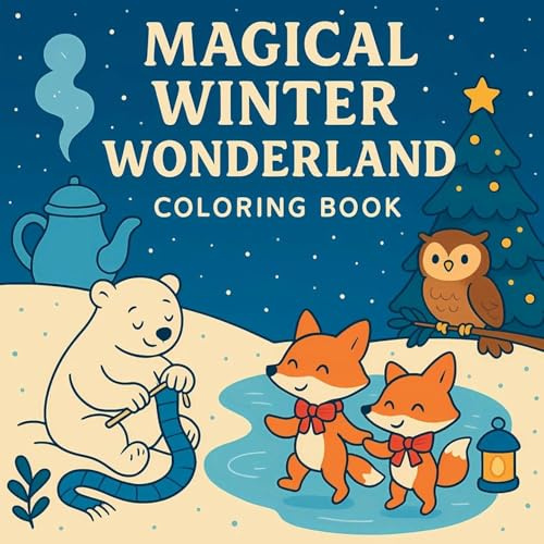 Magical Winter Wonderland - Coloring Book