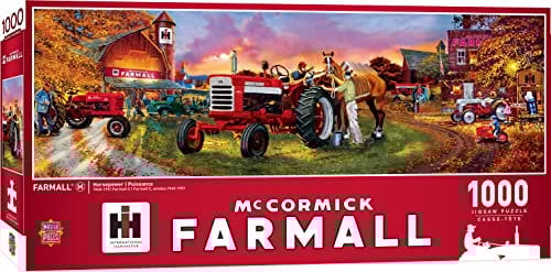 MasterPieces 1000-teiliges Puzzle für Erwachsene, Familie oder Jugendliche – Farmall Panorama – 33 x 99 cm