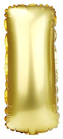 JUSTFOX - Buchstaben Luftballon 40CM Folienballon I