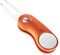 Mile High Life Ganzmetall Faltbares Golf Pitchgabel mit Pop-up Taste & Magnetkugel Markierung (Orange Curve)