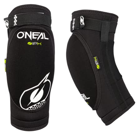 O'NEAL | Protector de Codo | BMX Mountain Bike Downhill | Neopreno Transpirable, construcción Ligera y Ultrafina, Material Resistente a la abrasión | Protector de Codo Dirt | Adulto | Negro | Talla M