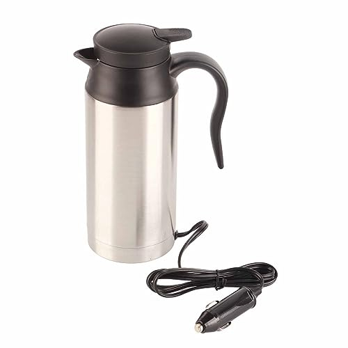 KIMISS 750ML Bouilloire électrique de Voiture,12V Bouilloires de Voiture Allume-cigare Chauffe Bouilloire Tasse de Voyage Chauffée