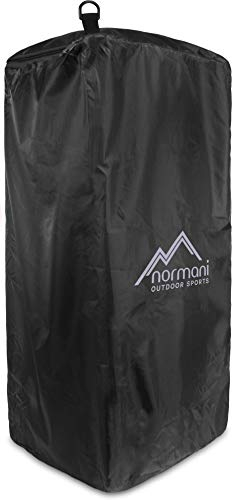 normani Regenhülle für Taschen Schlafsäcke oder Seesack Classic Sea von 60 bis 140 Liter - wasserdicht Farbe Schwarz Größe 140 Liter