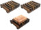 Hawaii Style Bathroom Accessories Handmade Natural Wood Soap Dish Wooden Soap (3pcs)