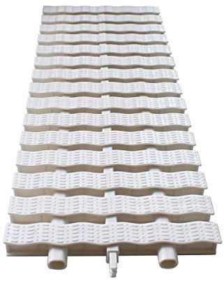 OemClima Rejilla rebosadero Piscina desbordante Transversal Rejilla desague terraza Canal de Drenaje canaleta Sauna Jardin (250mm x 1m)