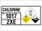 Warnschild Chlor 1017 2Xe Retro Metallschild Personalisierte Deko Schild 20X30Cm, Warnmarkierung