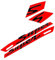 Serbatoio Protector Sticker moto Adesivi Super per carrozzeria moto per Vespa GTS 300 GTS300 Kit laterale super sportivo Custodia grafica adesivi modificati