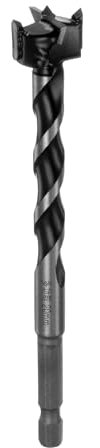 QUARKZMAN Forstner-Bohrer 20mm (25/32) Durchmesser 125mm (5) Extra langer Forstner-Bohrer aus Wolframkarbid für Scharnierholzlochbohrung und Holzbearbeitung
