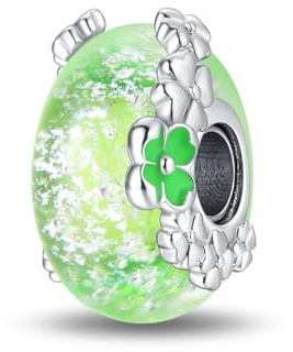 LNQOBU Colours Charm en verre de Murano en Argent Sterling 925,Breloques pour Bracelets,cœur D'amour Rose,Perle Ronde rouge Breloque pour S'adapter aux Femmes Bracelets/colliers