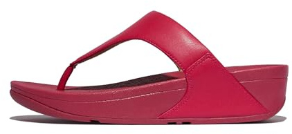 Fitflop Damen Lulu Leather Toepost Sandale, Redberry, 36 EU