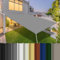 Voile d'ombrage Rectangulaire 1 x 1 m Imperméable et Coupe-Vent Voile d'ombrage Jardin pour Jardin Terrasse Extérieur Patio Piscine, Gris Clair