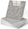 WADILE 10pcs Waterproof Peel and Stick Marble Wall Tiles, 30x30 cm Self-Adhesive PVC Panels for Bathroom, Kitchen, and Living Room Dark Grey