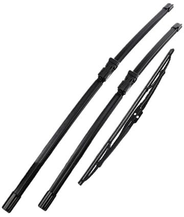 YUQUDGELKY Juego De Escobillas Limpiaparabrisas Delanteras Y Traseras para Seat para Ibiza 6L 2006-2008 Escobillas para Parabrisas Y Ventanas