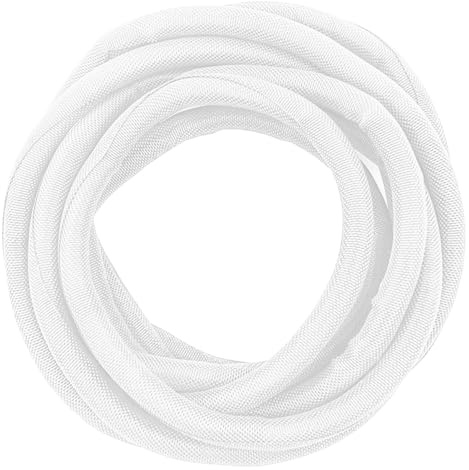 Abelschlauch,3m Kabelschutzschlauch,Kabelschutz Katze 10mm,Weiß