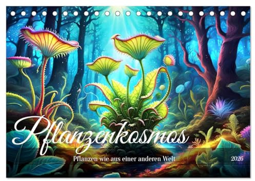 Pflanzenkosmos - Pflanzen wie aus einer anderen Welt (Tischkalender 2026 DIN A5 quer), CALVENDO Monatskalender: Eine Reise durch die Geheimnisse des Pflanzenuniversums. (CALVENDO Natur)