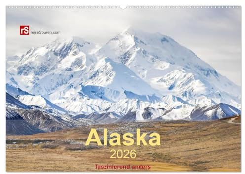Alaska 2026 - faszinierend anders (Wandkalender 2026 DIN A2 quer), CALVENDO Monatskalender: Alaskas faszinierende Facetten - Natur und Zivilisation (CALVENDO Orte)