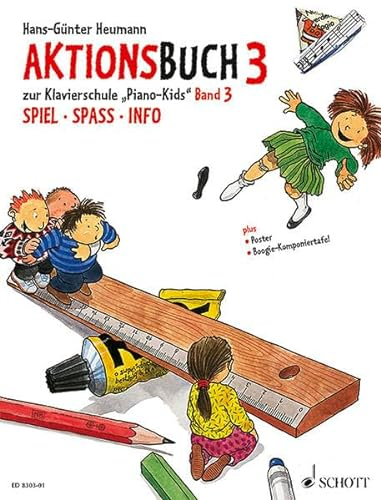 Piano Kids Aktionsbuch 3 zur Klavierschule Piano Kids 3: Aktionsbuch zur Klavierschule Piano Kids 3 Spiel · Spaß · Info. Band 3. Klavier. Aktionsbuch (Set). (Piano Kids, Band 3)