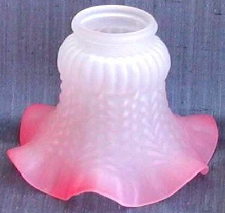 Abat-jour cloche de rechange en verre pour lampes et lustres en fer et laiton vert