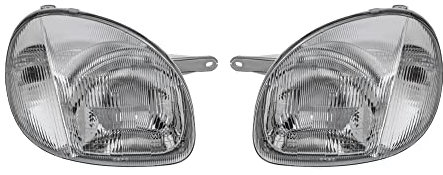 Scheinwerfer Set für Atos/Prime 1.98-6.01 H4 ohne Motor mit Blinker