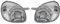 Scheinwerfer Set für Atos/Prime 1.98-6.01 H4 ohne Motor mit Blinker