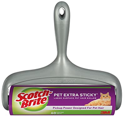 Scotch-Brite 839LSR-60-4 Fusselentferner, Kunststoff, Weiss/opulenter Garten, 1 Roller