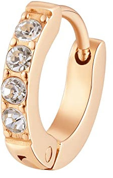 Brosway Orecchino Singolo A Cerchio Donna In Acciaio, Orecchino Singolo Donna Collezione Chakra - BHKE038